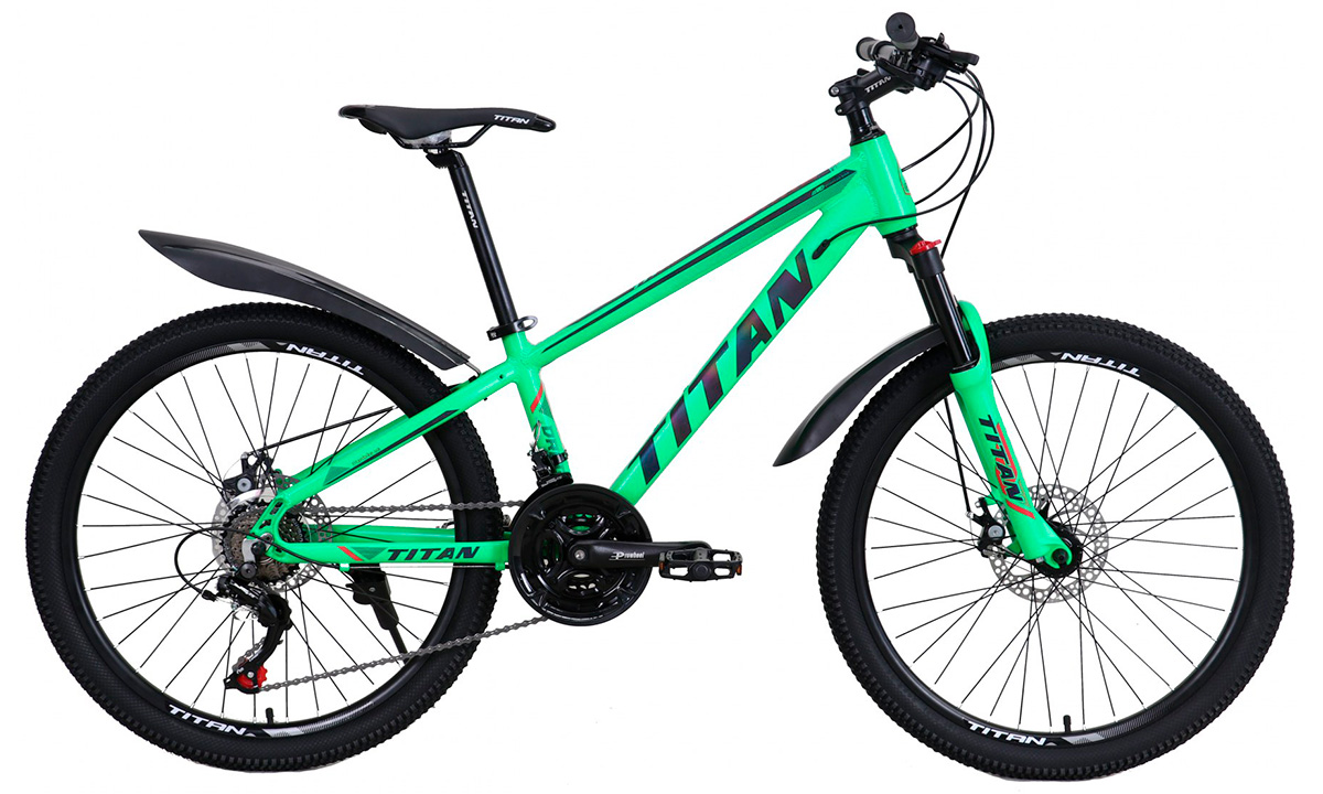 Фотография Велосипед Titan Drag  26" (2021) 2021 Зеленый